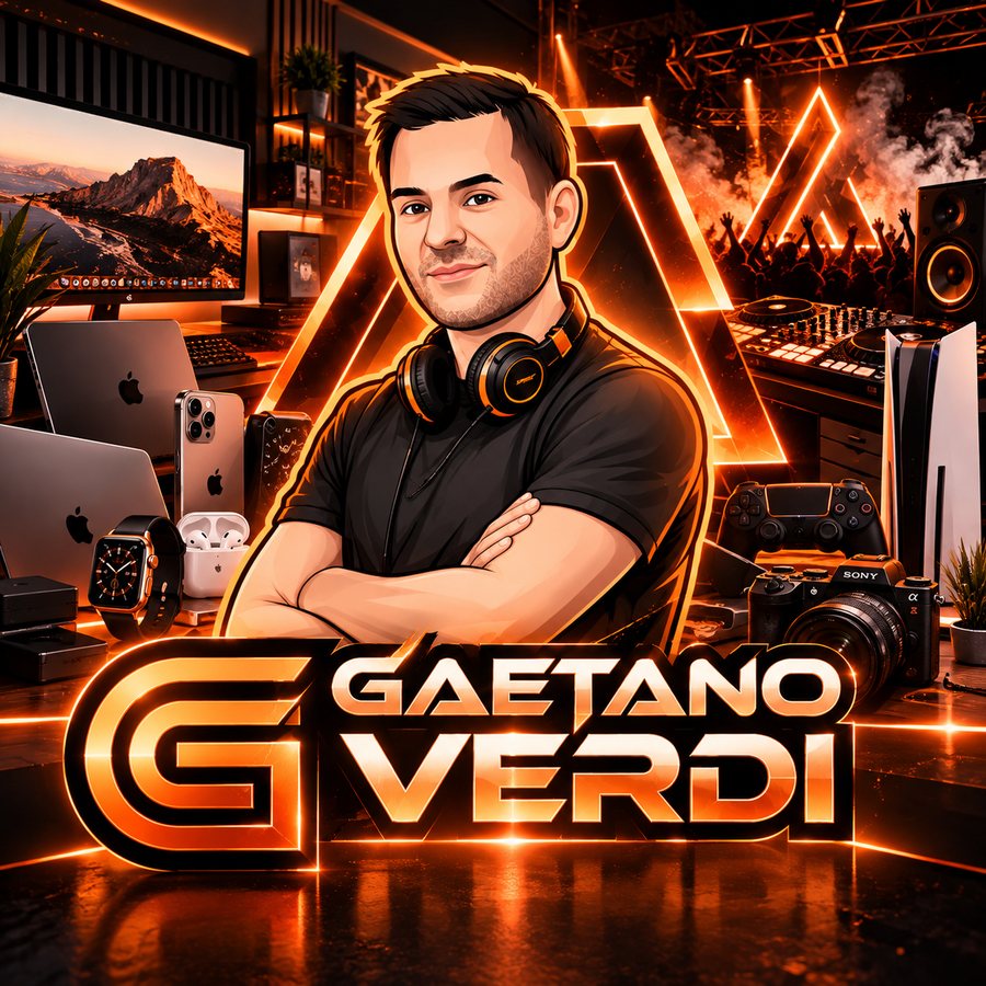 Gaetano Verdi tech and lifestyle channel artwork